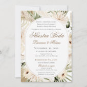 Faire-part de mariage espagnol Boho (Devant)