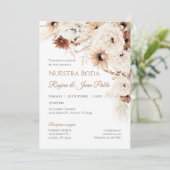 Faire-part de mariage espagnol Boho (Debout devant)