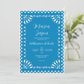 Faire-part de mariage espagnol traditionnel Boda P (Debout devant)