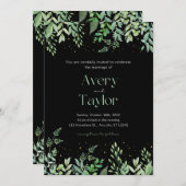 Faire-part de mariage et annonce Flash Sale (Devant / Derrière)