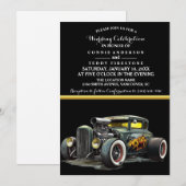 Faire-part de mariage et bâton chaud (Devant / Derrière)