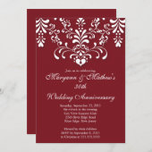 Faire-part de mariage et d'anniversaire de mariage (Devant / Derrière)