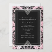 Faire-part de mariage et d'anniversaire de mariage (Dos)