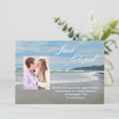 Faire-part de mariage et de fuite amoureuse (Debout devant)