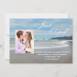Faire-part de mariage et de fuite amoureuse