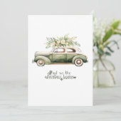 Faire-part de mariage. Et donc l'aventure commence (Debout devant)