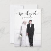 Faire-part de mariage et invitation photo pour un  (Devant)