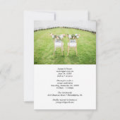 Faire-part de mariage et invitation photo pour un (Dos)