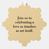 Faire-part de mariage Ethéal Art Nouveau avec Flor (Verso)