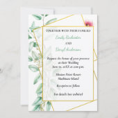 Faire-part de mariage Eucalyptus (Devant)