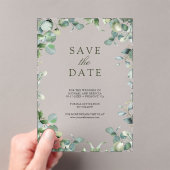 Faire-part de mariage Eucalyptus (In situ (ordinateur de poche))
