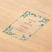 Faire-part de mariage Eucalyptus (Poser)