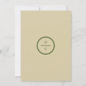 Faire-part de mariage Eucalyptus de la Branche d'O (Dos)