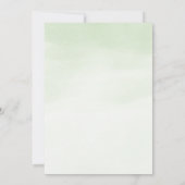 Faire-part de mariage Eucalyptus Feuillage Verdure (Dos)