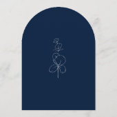 Faire-part de mariage Eucalyptus Springs Script Na (Dos)