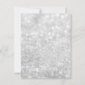 Faire-part de mariage - Fab argenté brillant (Dos)