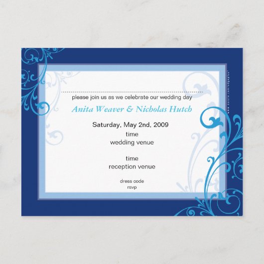 FAIRE-PART DE MARIAGE :: fabuleux 5 (Dos)