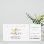 Faire-part de mariage, Faire-part de mariage class (Debout devant)