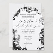 Faire-part de mariage Fancy Swirl (Devant)