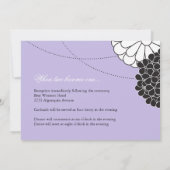 Faire-part de mariage fantasque (Dos)