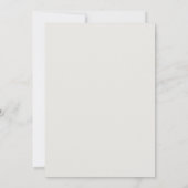 Faire-part de mariage Feuillage Or Vert (Dos)