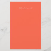 Faire-part de mariage feuille de corail A9 BUDGET (Dos)