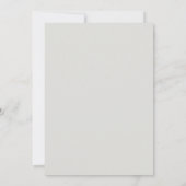 Faire-part de mariage Feuille de terre cuite (Dos)