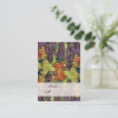 Faire-part de mariage Feuille de vigne en automne (Debout devant)