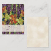 Faire-part de mariage Feuille de vigne en automne (Devant / Derrière)