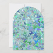 Faire-part de mariage Feuilles d'automne Lime & Bl (Dos)