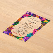 Faire-part de mariage Feuilles Tropicales (Poser)