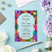 Faire-part de mariage Feuilles Tropicales (Insitu (Mariage))