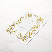 Faire-Part de Mariage Feuilles Vertes Save The Dat (Rotation)