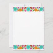 Faire-part de mariage Fiesta mexicaine (Dos)