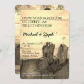 Faire-part de mariage finale (Devant / Derrière)