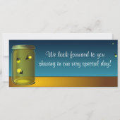 Faire-part de mariage Fireflies/Mason Boararding P (Dos)