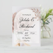 Faire-part de mariage fixe (Debout devant)