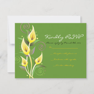 Faire-part de mariage Fleur de calla lily Invitati