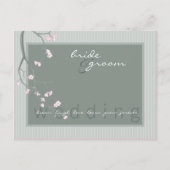 FAIRE-PART DE MARIAGE :: fleur de cerisier (Devant)