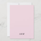 Faire-part de mariage Fleur de cerisier de printem (Dos)