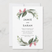 Faire-part de mariage Fleur de Gommier Australien (Devant)