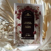 Faire-Part de Mariage Fleur de Lys de Bourgogne