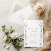 Faire-part de mariage Fleur de prairie Fleur sauva