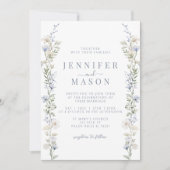 Faire-part de mariage Fleur de prairie Fleur sauva (Devant)