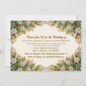 Faire-part de mariage Fleur d'Oranger de Floride (Devant)