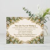 Faire-part de mariage Fleur d'Oranger de Floride (Debout devant)