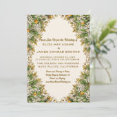 Faire-part de mariage Fleur d'Oranger de Floride (Debout devant)