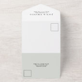 Faire-part de mariage Fleur intemporelle RSVP tout (Dehors)