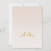 Faire-part de mariage Fleur Orchidée délicate (Dos)