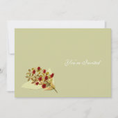 Faire-part de mariage Fleur sauvage (Devant)